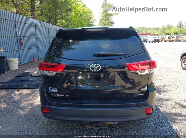 5TDBZRFH5JS842590 2018 TOYOTA HIGHLANDER Black 