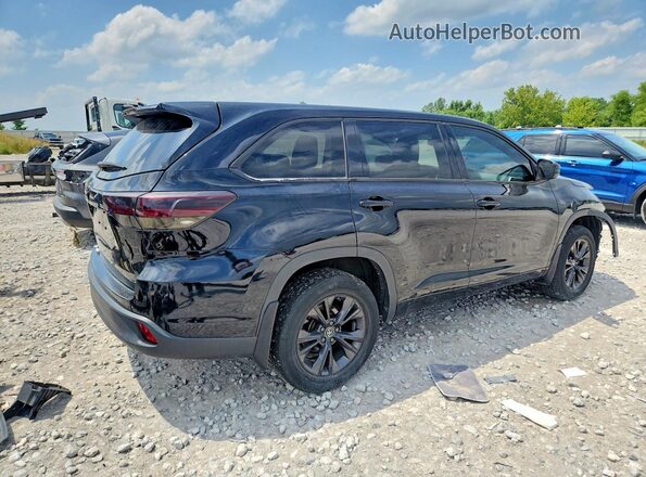 5TDBZRFH5JS845750 2018 TOYOTA HIGHLANDER Black Trasero derecho