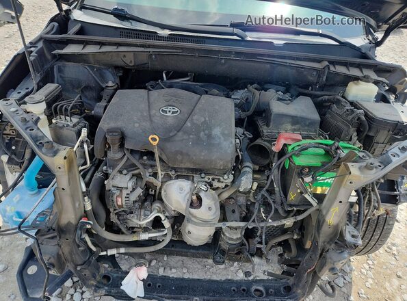 5TDBZRFH5JS845750 2018 TOYOTA HIGHLANDER Black Vista del compartimento del motor