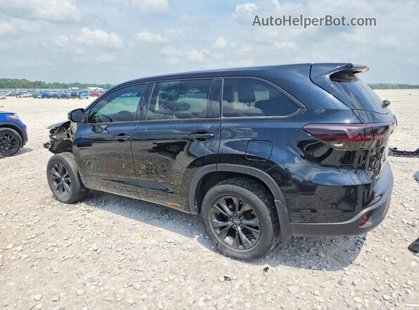5TDBZRFH5JS845750 2018 TOYOTA HIGHLANDER Black Trasero izquierdo