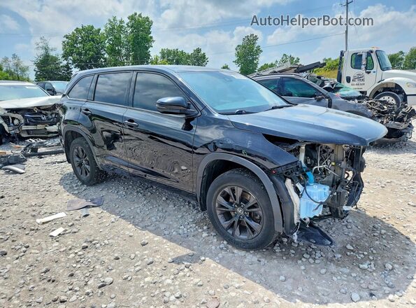 5TDBZRFH5JS845750 2018 TOYOTA HIGHLANDER Black Delantero derecho