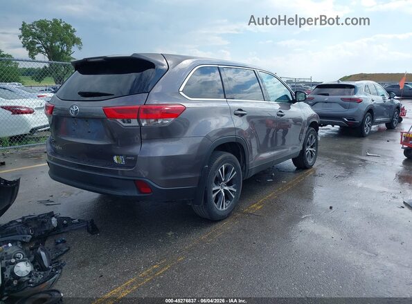 5TDBZRFH5KS960334 2019 TOYOTA HIGHLANDER Gray 