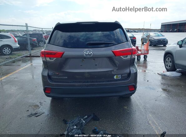 5TDBZRFH5KS960334 2019 TOYOTA HIGHLANDER Gray 