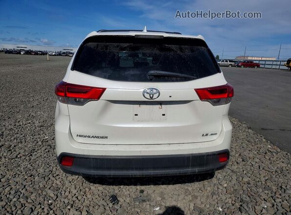 5TDBZRFH6HS440006 2017 TOYOTA HIGHLANDER White Вид ззаду