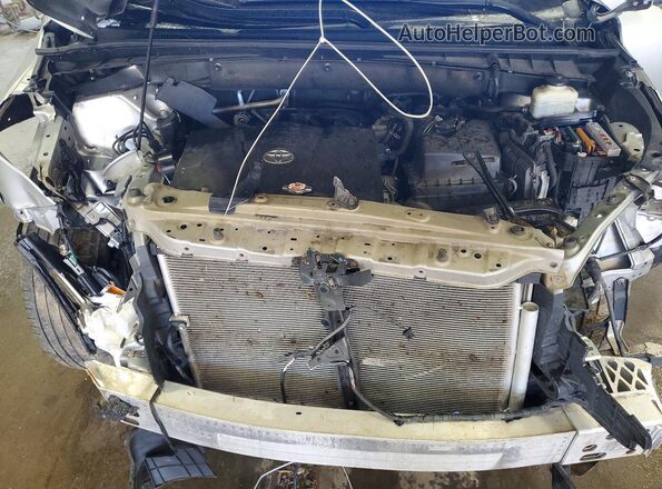 5TDBZRFH6JS497828 2018 TOYOTA HIGHLANDER Silver Вид підкапотного простору