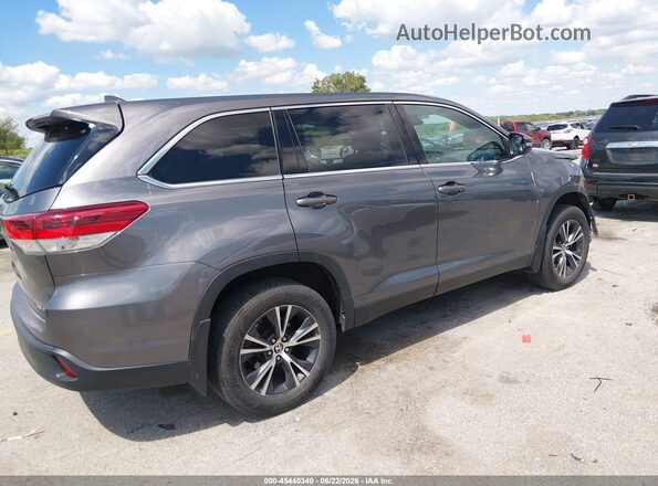 5TDBZRFH6KS717700 2019 TOYOTA HIGHLANDER Gray Tył prawy