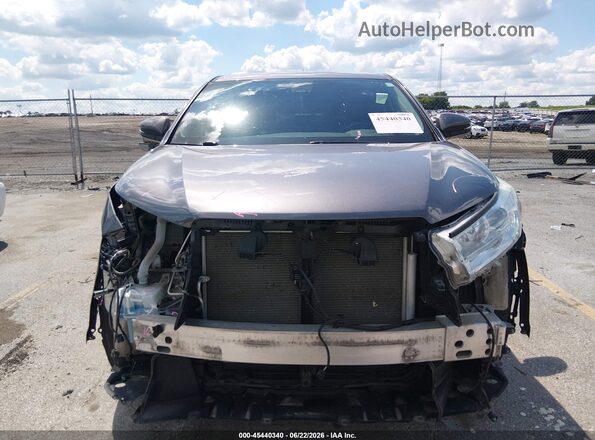 5TDBZRFH6KS717700 2019 TOYOTA HIGHLANDER Gray Widok z przodu