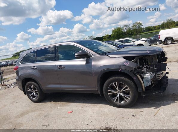 5TDBZRFH6KS717700 2019 TOYOTA HIGHLANDER Gray Widok wnętrza 360 stopni