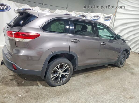 5TDBZRFH6KS961203 2019 TOYOTA HIGHLANDER Gray Rear right