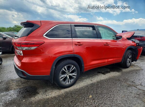 5TDBZRFH7HS374355 2017 TOYOTA HIGHLANDER Red Tył prawy
