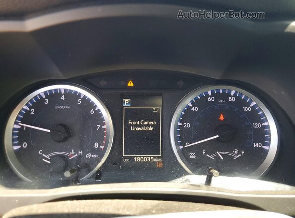 5TDBZRFH7HS467148 2017 TOYOTA HIGHLANDER Maroon Instrument cluster view