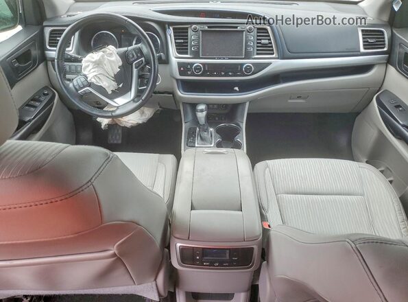 5TDBZRFH7JS861965 2018 TOYOTA HIGHLANDER White Widok deski rozdzielczej