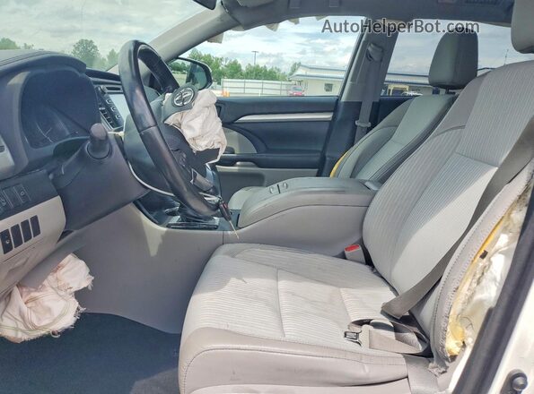 5TDBZRFH7JS861965 2018 TOYOTA HIGHLANDER White Widok wnętrza z przodu