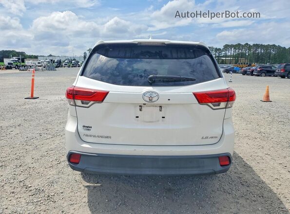 5TDBZRFH7JS861965 2018 TOYOTA HIGHLANDER White Widok z tyłu