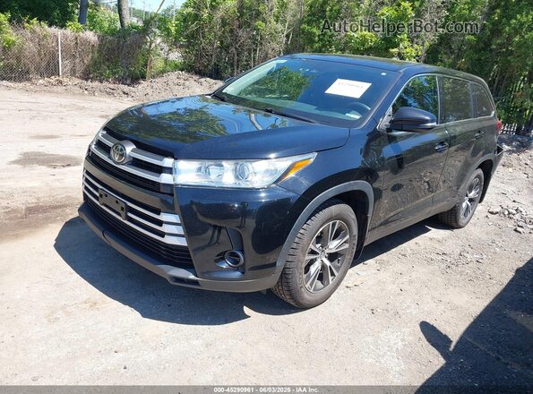 5TDBZRFH7KS988166 2019 TOYOTA HIGHLANDER Black Передня ліва чверть