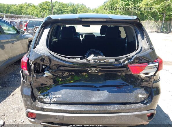 5TDBZRFH7KS988166 2019 TOYOTA HIGHLANDER Black Вид спереду