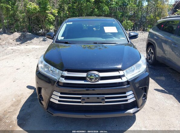 5TDBZRFH7KS988166 2019 TOYOTA HIGHLANDER Black Вид щитка приладів