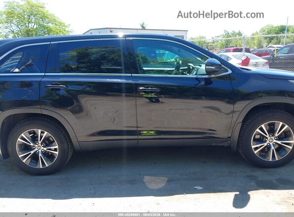 5TDBZRFH7KS988166 2019 TOYOTA HIGHLANDER Black Вид задньої частини салону