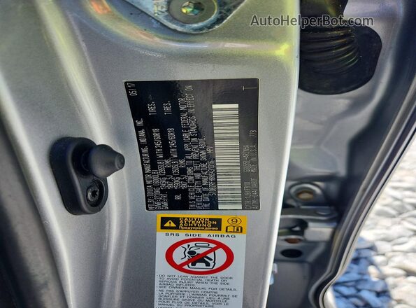 5TDBZRFH8HS431016 2017 TOYOTA HIGHLANDER Silver VIN sticker view