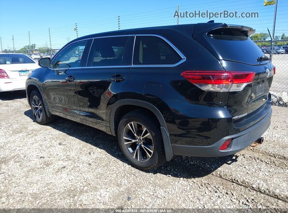 5TDBZRFH8JS493103 2018 TOYOTA HIGHLANDER Black უკანა მარცხენა