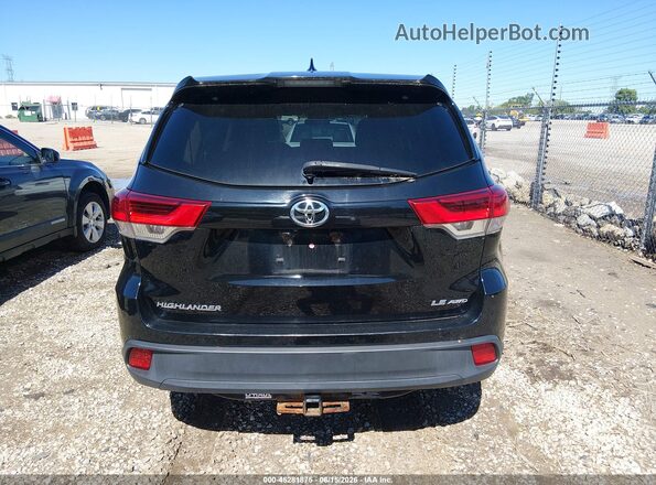 5TDBZRFH8JS493103 2018 TOYOTA HIGHLANDER Black 