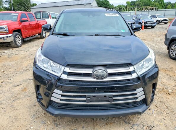 5TDBZRFH8JS817683 2018 TOYOTA HIGHLANDER Black 
