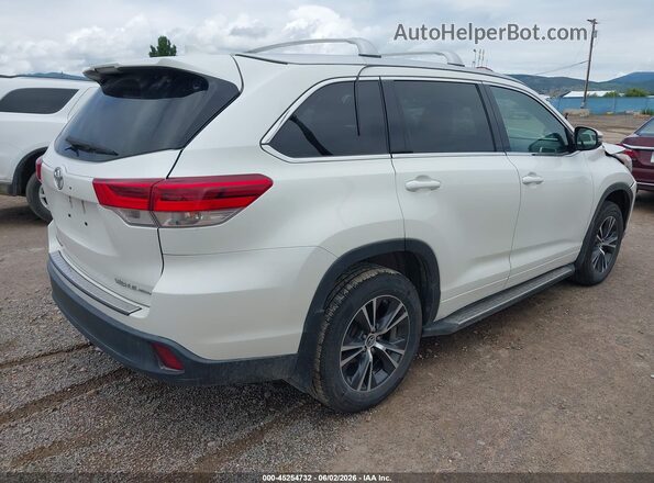 5TDBZRFH9JS804991 2018 TOYOTA HIGHLANDER White უკანა მარჯვენა