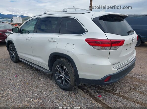 5TDBZRFH9JS804991 2018 TOYOTA HIGHLANDER White უკანა მარცხენა