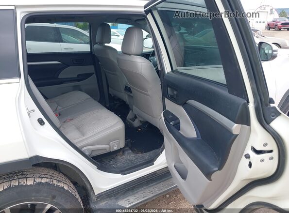 5TDBZRFH9JS804991 2018 TOYOTA HIGHLANDER White VIN კოდის სტიკერის ხედი