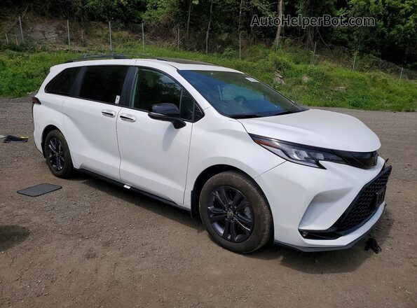 5TDCSKFC0SS209047 2025 TOYOTA SIENNA White წინა მარჯვენა
