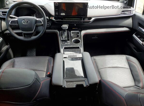 5TDCSKFC0SS209047 2025 TOYOTA SIENNA White წინა პანელის ხედი