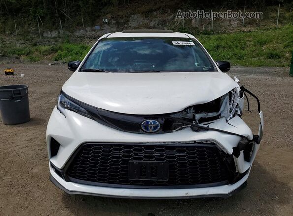 5TDCSKFC0SS209047 2025 TOYOTA SIENNA White წინა ხედი