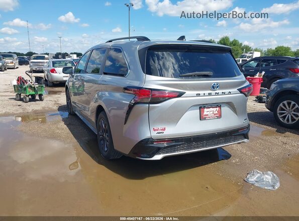 5TDCSKFC1RS109260 2024 TOYOTA SIENNA Silver Rear left