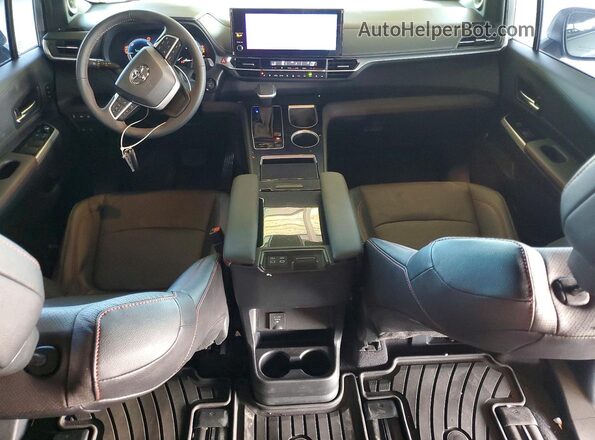 5TDCSKFC1SS176768 2025 TOYOTA SIENNA Gray Вид панелі приладів
