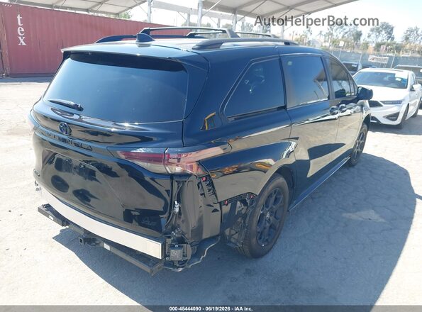 5TDCSKFC4SS213263 2025 TOYOTA SIENNA Black Հետևի աջ