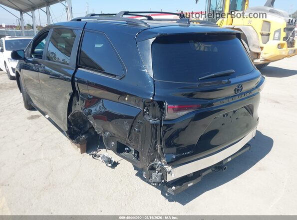 5TDCSKFC4SS213263 2025 TOYOTA SIENNA Black Հետևի ձախ