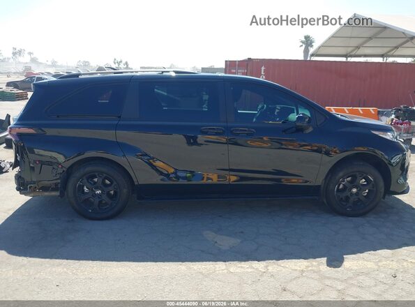 5TDCSKFC4SS213263 2025 TOYOTA SIENNA Black Սալոնի 360 աստիճան տեսք