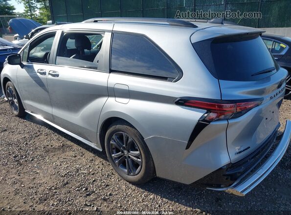 5TDCSKFC5SS197882 2025 TOYOTA SIENNA Silver Հետևի ձախ