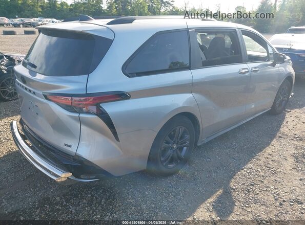 5TDCSKFC5SS197882 2025 TOYOTA SIENNA Silver Հետևի աջ