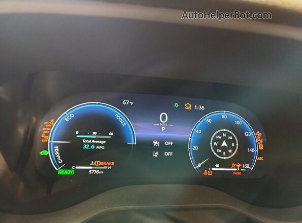 5TDCSKFC6TS247576 2026 TOYOTA SIENNA Gray Widok zestawu wskaźników