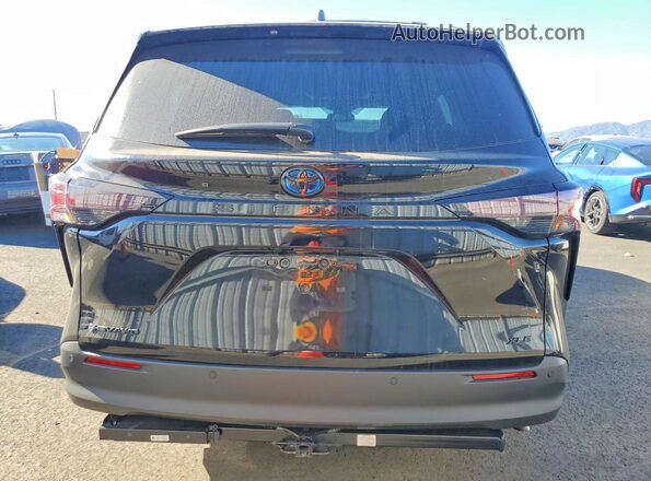 5TDCSKFCXSS212666 2025 TOYOTA SIENNA Black Հետևի տեսք