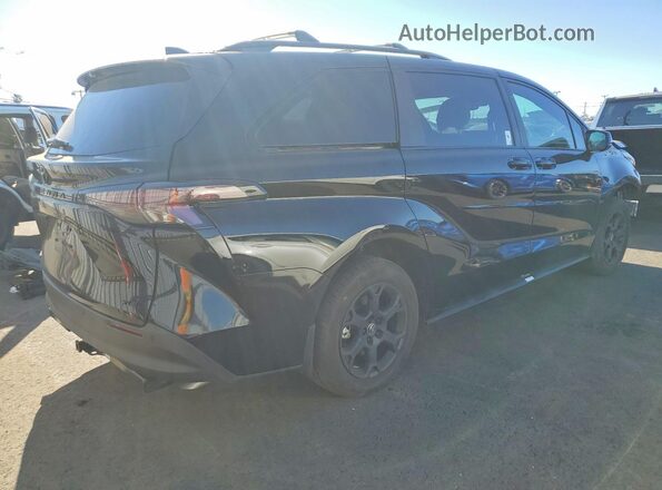 5TDCSKFCXSS212666 2025 TOYOTA SIENNA Black Հետևի աջ