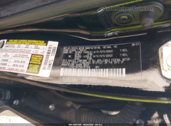 5TDCY5B15NS187958 2022 TOYOTA SEQUOIA Черный Вид подкапотного пространства