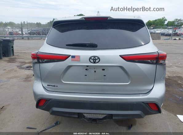 5TDCZRAH0MS519905 2021 TOYOTA HIGHLANDER Silver 