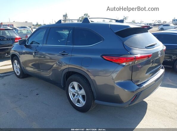 5TDCZRAH2NS095533 2022 TOYOTA HIGHLANDER Gray 