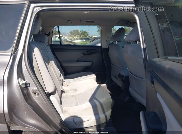 5TDCZRAH2NS095533 2022 TOYOTA HIGHLANDER Gray 