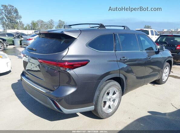 5TDCZRAH2NS095533 2022 TOYOTA HIGHLANDER Gray 