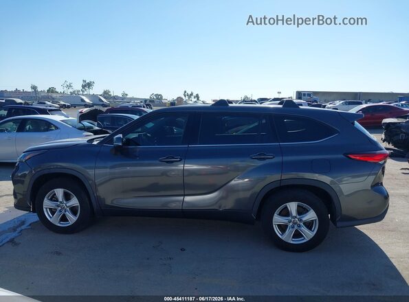 5TDCZRAH2NS095533 2022 TOYOTA HIGHLANDER Gray 