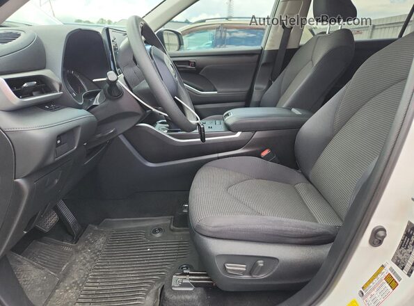 5TDCZRAH3LS509836 2020 TOYOTA HIGHLANDER White Front interior view