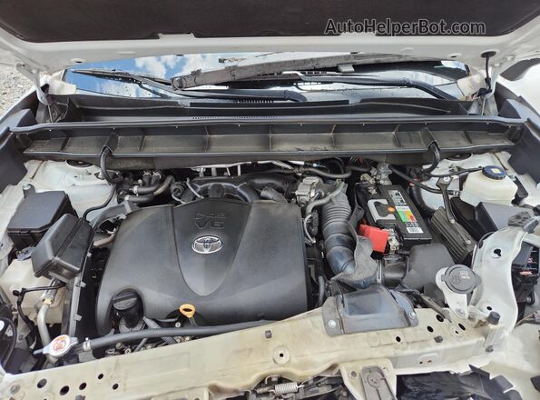5TDCZRAH3LS509836 2020 TOYOTA HIGHLANDER White Engine compartment view